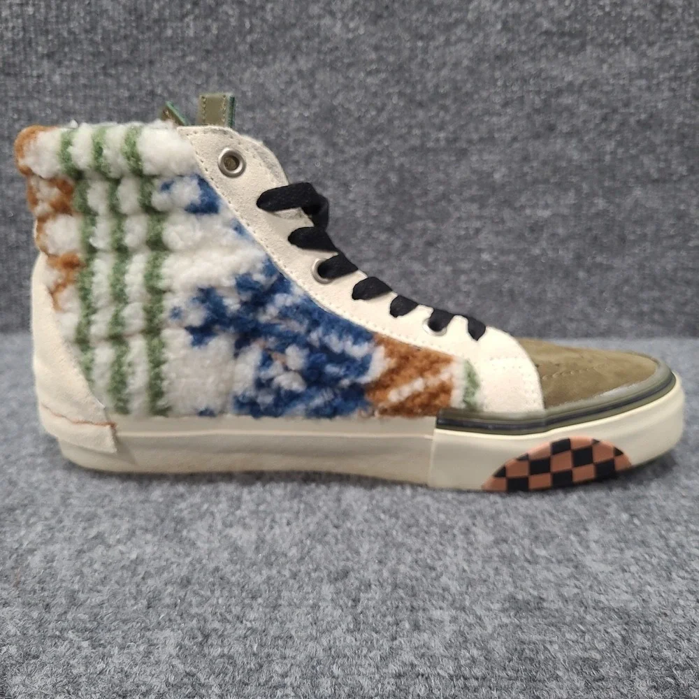 Vans Sneakers SK8-Hi Reissue Cap Mixed Suede Faux Fur Womens 7 Shoes